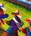 Makatka z Peru rękodzieło. Dywan z Peru z alpaki. Dywan z alpaki. Rękodzieło z Peru z alpaki. Makatka na ścianę z Peru.