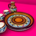Peru zestaw do serwowania Pisco. Zestaw z ceramiki hand madę do serwowania pisco, sake, wódki, likierów. Ręcznie wykonany zestaw z ceramiki do serwowania past i sosów z Peru.