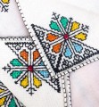 Ręcznie haftowane serwetki na stół, zestaw 6 sztuk, najwyższa jakość. Tkaninowe serwetki na stół. Hand made serwetki i podkładka z Maroka ręcznie haflowane.