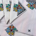 Ręcznie haftowane serwetki na stół, zestaw 6 sztuk, najwyższa jakość. Tkaninowe serwetki na stół. Hand made serwetki i podkładka z Maroka ręcznie haflowane.