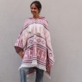 Ponczo z alpaki z Peru. Prawdziwe ponczo z Peru. Ponczo z prawdziwej alpaki.