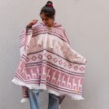 Hit z wybiegów, ponczo z alpaki. Idealna stylizacja na jesień i zimę 2025. Ponczo z Peru.