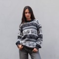 Sweter z wełną z alpaki z Peru. Sweter unisex. Unikalne wzory, inspirowane peruwiańską kulturą, oraz komfortowy krój. Sweter dla niej i dla niego. Prawdziwa alpaka.