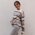 Sweter z wełną z alpaki z Peru. Sweter unisex. Unikalne wzory, inspirowane peruwiańską kulturą, oraz komfortowy krój. Sweter dla niej i dla niego. Prawdziwa alpaka.