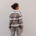 Sweter z wełną z alpaki z Peru. Sweter unisex. Unikalne wzory, inspirowane peruwiańską kulturą, oraz komfortowy krój. Sweter dla niej i dla niego. Prawdziwa alpaka.