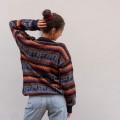 Sweter z wełną z alpaki z Peru. Sweter unisex. Unikalne wzory, inspirowane peruwiańską kulturą, oraz komfortowy krój. Sweter dla niej i dla niego. Prawdziwa alpaka.