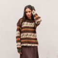 Sweter z wełną z alpaki z Peru. Sweter unisex. Unikalne wzory, inspirowane peruwiańską kulturą, oraz komfortowy krój. Sweter dla niej i dla niego. Prawdziwa alpaka.