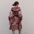 Ciepłe i stylowe ponczo z Peru. Ponczo o prostym krojem unisex, wykonane z  wełny alpaki. Ponczo prosto z Peru.