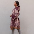 Ciepłe i stylowe ponczo z Peru. Ponczo o prostym krojem unisex, wykonane z  wełny alpaki. Ponczo prosto z Peru.