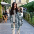 Narzutka boho z Peru. Narzutka z alpaki, narzutka kaszmirowa z super wełny prosto z Peru. Ponczo do wszystkich stylizacji najwyższej jakości.