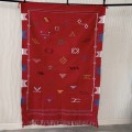 Berberyjski Dywan z Włókna Kaktusa – Wegański Jedwab z Maroka (100x150 cm) - Biały. DYwan z Maroka. Dywan z wegańskiego jedwabiu.