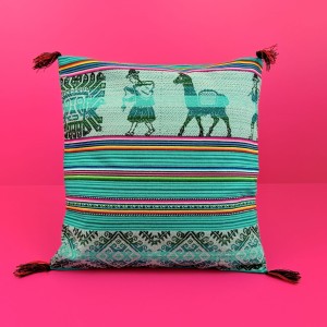 Poszewka na poduszkę z Peru – Ręcznie Szyta, Tradycyjna 45x45 cm - "Piura"