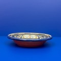 Ozdobna miska ceramiczna. Ceramika z Maroka najwyższej jakości. Miska do serwowania przekąsek, ceramiczna miska do serwowania oliwy, ceramiczna sztuka na stół. Ceramika najwyższej jakości z Maroka.