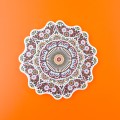 Marokańska ceramika podstawka pod napoje. Okrągła podkładka pod kubek. Ceramiczna podkładka pod szklankę. Orientalne podaładki pod napoje.