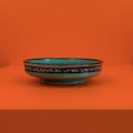 Ceramiczna miseczka na przekąski z Maroka. Ceramiczna miseczka na dipy z Maroka. Ceramiczna miska z Maroka. Ceramika z Maroka. Ceramiczne wyroby z Maroka. Ceramiczne zastawy najwyższej jakości, rękodzieło.